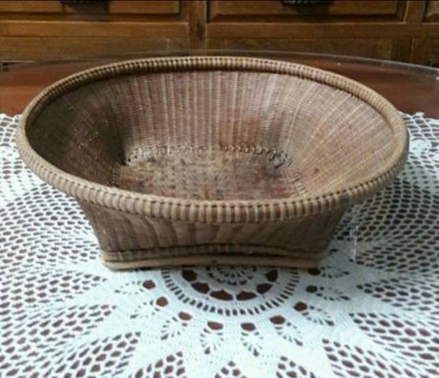 157กระจาดไม้ไผ่สาน, กระจาดไม้ไผ่สานโบราณ รูปที่ 2