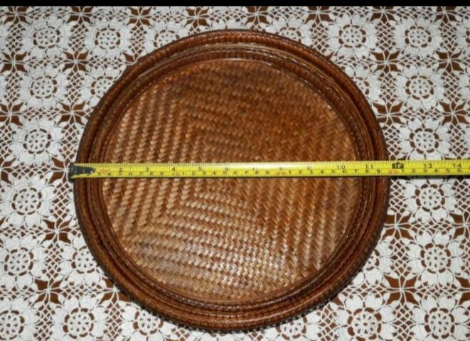 168กระจาด กระจาดไม้ไผ่สาน รูปที่ 3