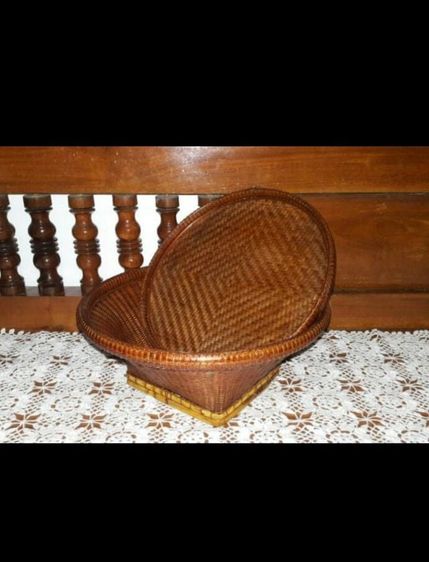 168กระจาด กระจาดไม้ไผ่สาน