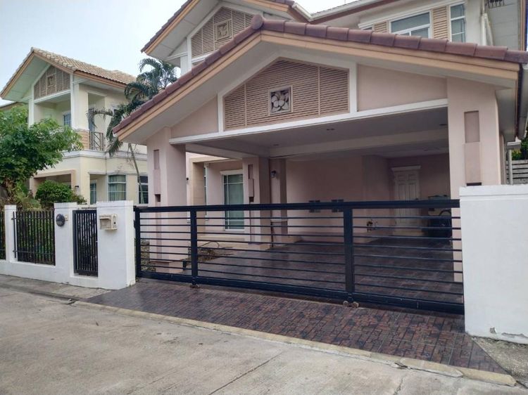 มีบางส่วน สร้างเสร็จก่อน 2010 Sansiri ขายบ้านเดี่ยวสราญสิริ2ชั้น56.1ตรว3นอน3น้ำแอร์4ตัว ติดถราชพฤกษ์อ.ปากเกร็ดจ.นนทบุรี รูปที่ 2