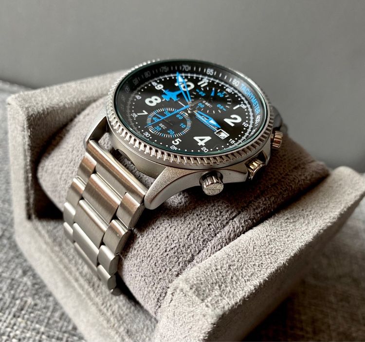 Sports Watch โครโนกราฟ นาฬิกาสายสแตนเลส รูปที่ 3