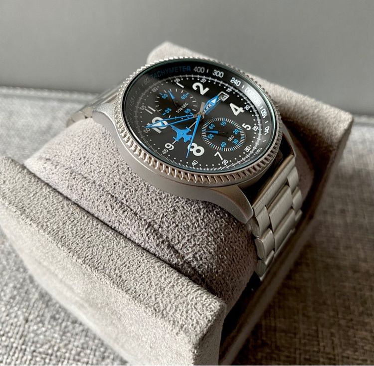 Sports Watch โครโนกราฟ นาฬิกาสายสแตนเลส รูปที่ 5