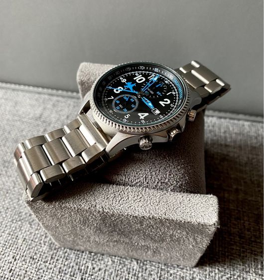 Sports Watch โครโนกราฟ นาฬิกาสายสแตนเลส รูปที่ 6