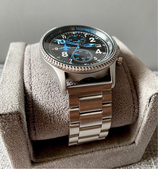 Sports Watch โครโนกราฟ นาฬิกาสายสแตนเลส รูปที่ 4