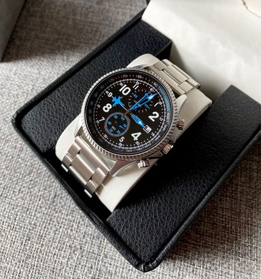 Sports Watch โครโนกราฟ นาฬิกาสายสแตนเลส รูปที่ 15