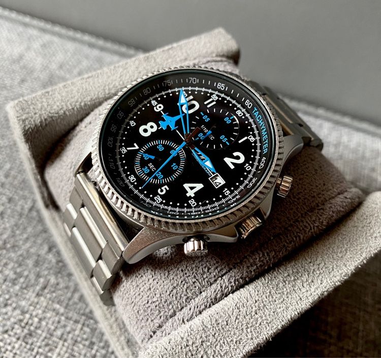 Sports Watch โครโนกราฟ นาฬิกาสายสแตนเลส รูปที่ 2