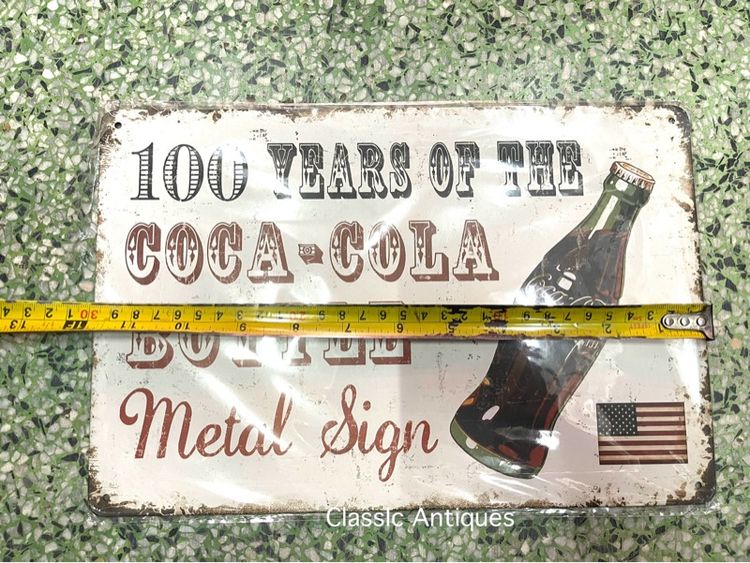 แผ่นป้าย สังกะสีแต่งบ้านสะสมA2 รูปที่ 12