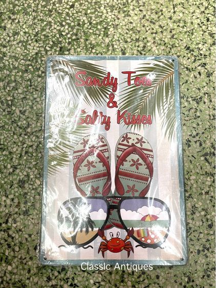 แผ่นป้าย สังกะสีแต่งบ้านสะสมA2 รูปที่ 11