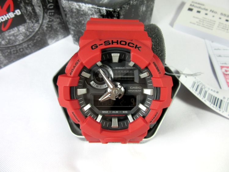 นาฬิกา G SHOCK รุ่น GA-700-4ADR สีแดง รูปที่ 4