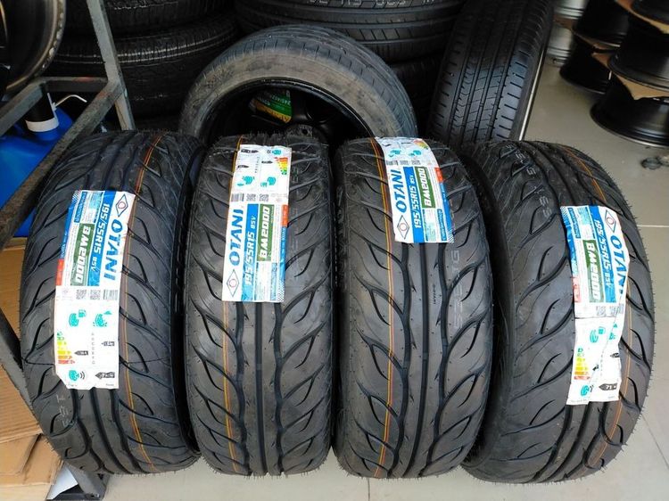 แม็กlenso ขอบ15 พร้อมยางใหม่โอตานิ 195 55 15 ปี22 ใส่รถ 4 รู 100 ได้ทุกรุ่น เช่นvios jazz swift mazda2 mirage รูปที่ 15