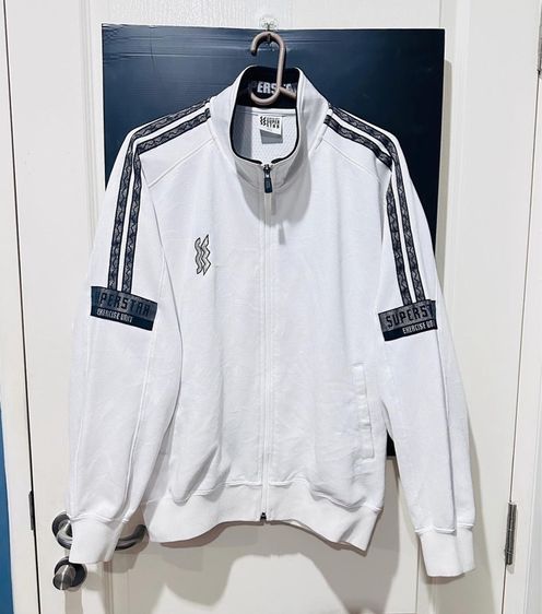เสื้อวอร์มสีขาว แบรนด์ Superstar 