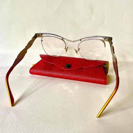 BL Bausch and Lomb กรอบแว่นตาเรย์แบน ยุค50s. ทองหุ้ม 12k GF รูปที่ 13