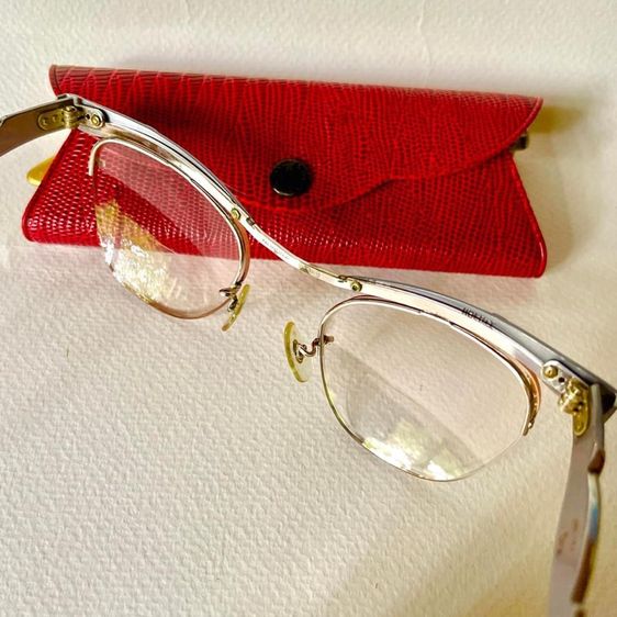 BL Bausch and Lomb กรอบแว่นตาเรย์แบน ยุค50s. ทองหุ้ม 12k GF รูปที่ 9