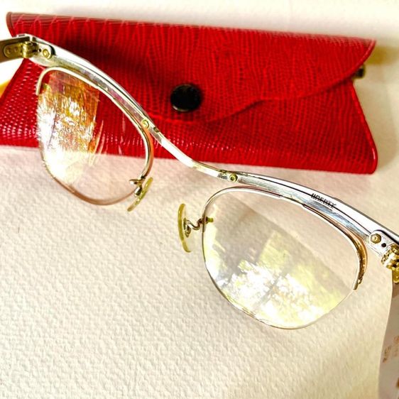 BL Bausch and Lomb กรอบแว่นตาเรย์แบน ยุค50s. ทองหุ้ม 12k GF รูปที่ 10