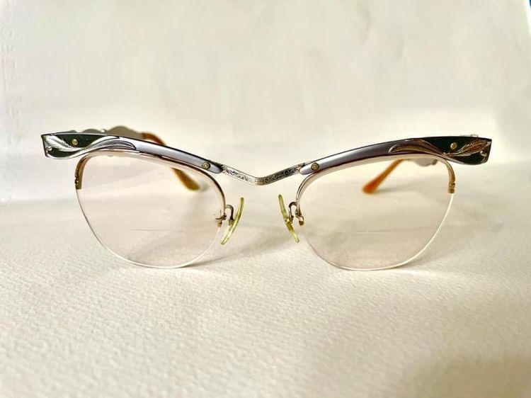 BL Bausch and Lomb กรอบแว่นตาเรย์แบน ยุค50s. ทองหุ้ม 12k GF