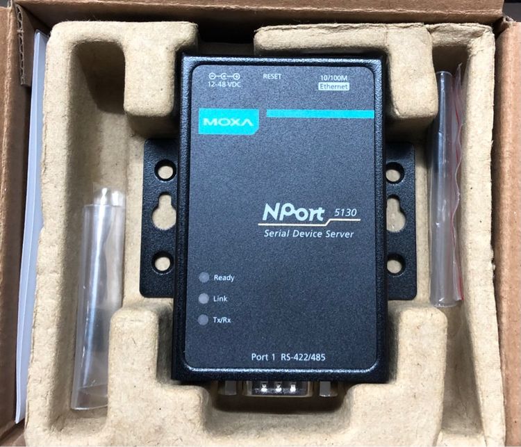 Moxa โมซ่า NPORT 5130 port device ser ethernet RS 422 RS 485 