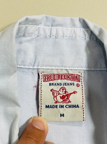 เสื้อเชิ้ตกระดุมเหลี่ยม TRUE RELiGION รูปที่ 5