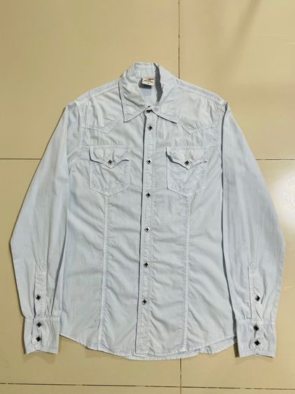 เสื้อเชิ้ตกระดุมเหลี่ยม TRUE RELiGION รูปที่ 2