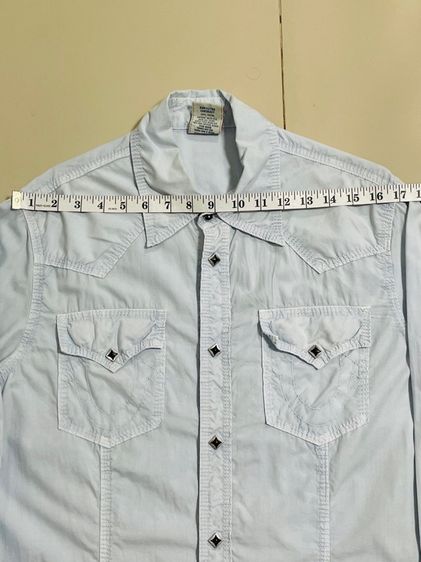 เสื้อเชิ้ตกระดุมเหลี่ยม TRUE RELiGION รูปที่ 12