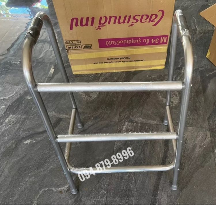 โครงเหล็กช่วยเดิน สี่ขา Walker Wheelchair ไม้เท้าคนสูงอายุ รูปที่ 7