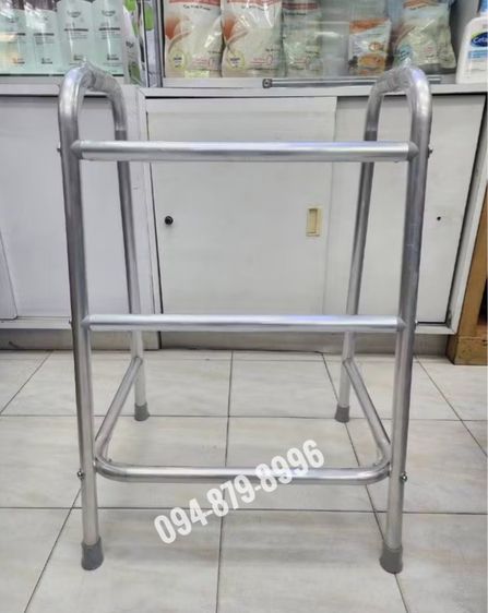 อุปกรณ์เพื่อสุขภาพ โครงเหล็กช่วยเดิน สี่ขา Walker Wheelchair ไม้เท้าคนสูงอายุ