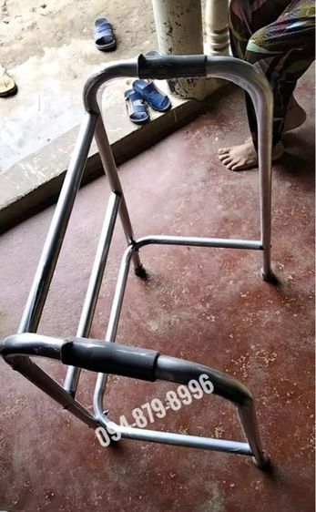 โครงเหล็กช่วยเดิน สี่ขา Walker Wheelchair ไม้เท้าคนสูงอายุ รูปที่ 6