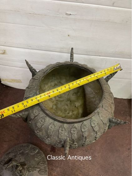 ขันน้ำมนต์ ทองเหลือง ใบใหญ่ สะสมA4 รูปที่ 12