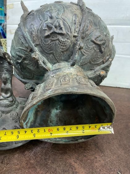 ขันน้ำมนต์ ทองเหลือง ใบใหญ่ สะสมA4 รูปที่ 15