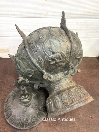 ขันน้ำมนต์ ทองเหลือง ใบใหญ่ สะสมA4 รูปที่ 6