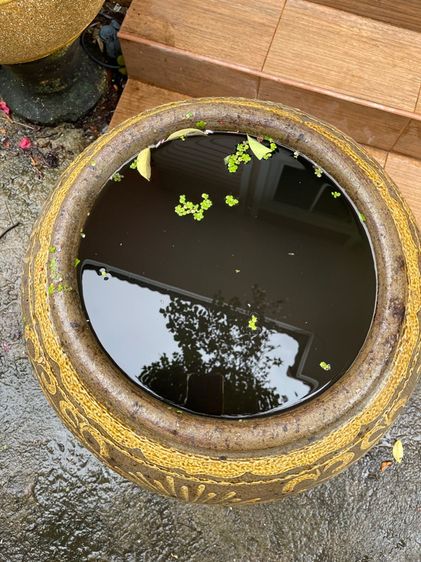 โอ่งเซี้ยงไฮ้ มังกรห้าเล็บในช่องกระจก โบราณ รูปที่ 10