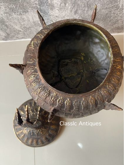 ขันน้ำมนต์ ทองเหลือง สะสมA1 รูปที่ 8