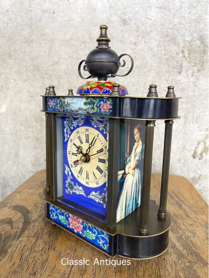 นาฬิกา เยอรมัน ทองเหลืองลงยาA2 รูปที่ 7