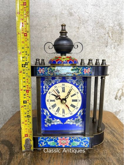 นาฬิกา เยอรมัน ทองเหลืองลงยาA2 รูปที่ 13