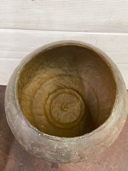 ขันน้ำมนต์ ทองเหลือง ใบใหญ่ สะสมA8 รูปที่ 5