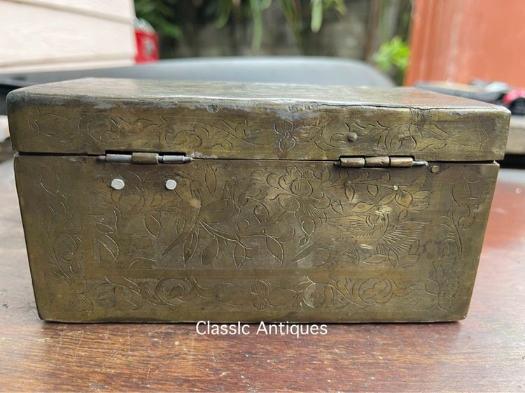 หีบ ทองเหลือง โบราณ A2 รูปที่ 7