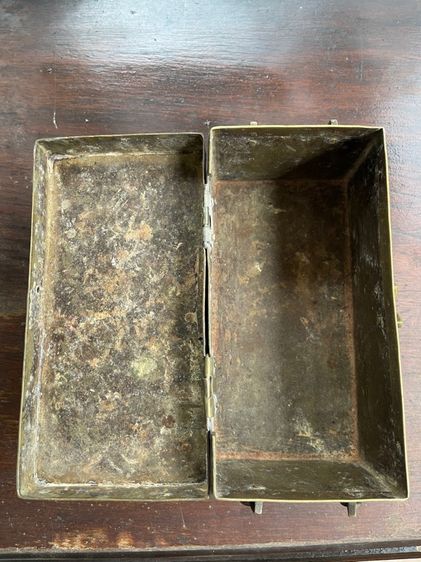 หีบ ทองเหลือง โบราณ A2 รูปที่ 8