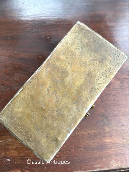 หีบ ทองเหลือง โบราณ A2 รูปที่ 6