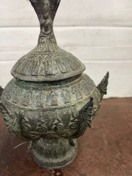 ขันน้ำมนต์ ทองเหลือง ใบเล็ก สะสมA9 รูปที่ 5