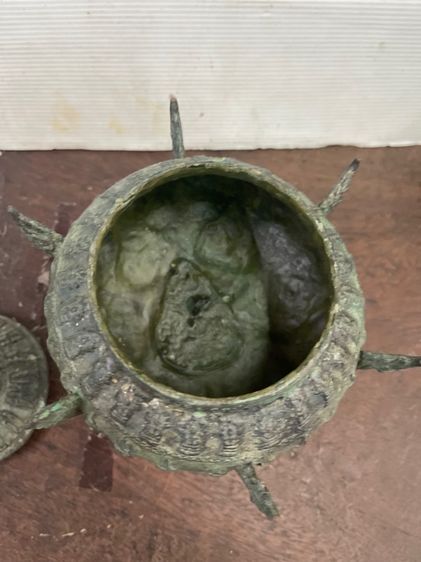 ขันน้ำมนต์ ทองเหลือง ใบเล็ก สะสมA9 รูปที่ 10