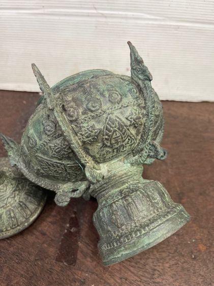 ขันน้ำมนต์ ทองเหลือง ใบเล็ก สะสมA9 รูปที่ 9