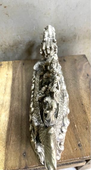 เทพแปดเซียน ขี่มังกรข้ามทะเล กะไหล่เงิน รูปที่ 6