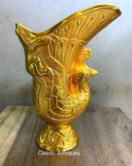 แจกัน หงษ์ฟ้ากะไหล่ทอง สะสมA6