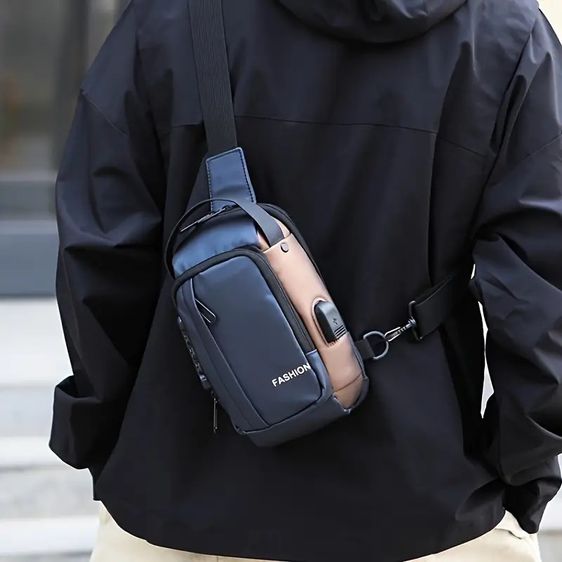 Cross body bag for men การะเป๋าสะพายสำหรับผูชาย ใหม่ รูปที่ 2