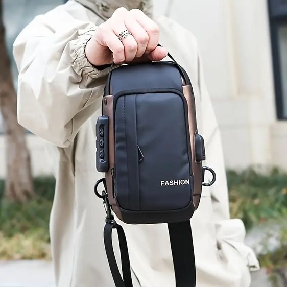 Cross body bag for men การะเป๋าสะพายสำหรับผูชาย ใหม่ รูปที่ 3