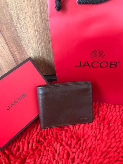 กระเป๋าสตางค์ หนังแท้ ใหม่ 🌺 JACOB แบรนด์ รูปที่ 7
