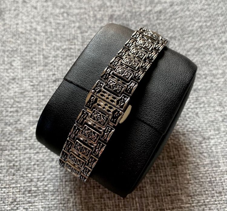 Vintage Watch ตัวเรือนออกแบบลายพิเศษ สายสแตนเลส รูปที่ 11