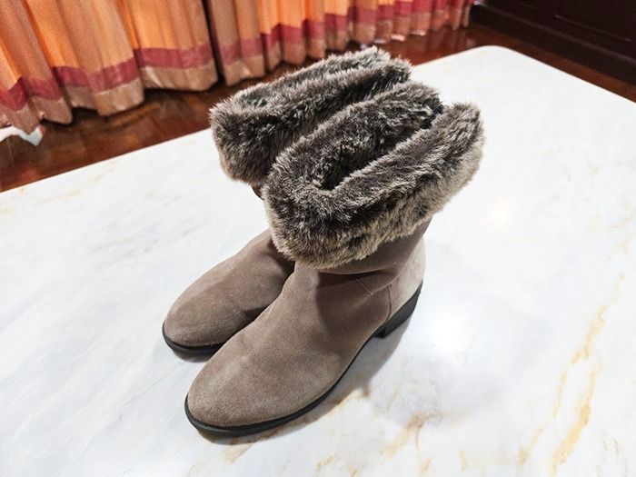 ขายรองเท้าบูท Marks and Spencer ผู้หญิง หนัง Suade สวยหรูดูแพงมากๆ ซื้อจากเซ็นทรัลห้าพันห้า ขายถูก รูปที่ 3