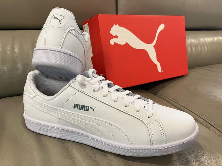 รองเท้าผ้าใบ Puma สีขาว Smash L white ของแท้ใหม่ UK10.5 US11.5 EUR45 29.5cm. รูปที่ 11