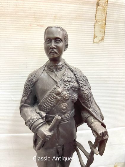 รูปปั้น ร.5 ทองเหลืองS5 รูปที่ 3