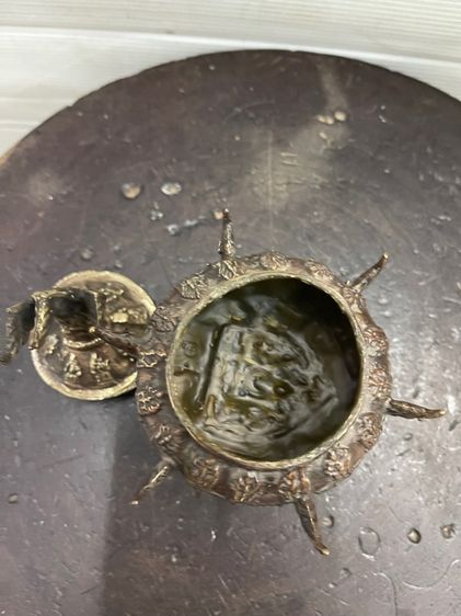 ขันน้ำมนต์ ทองเหลือง ใบเล็ก สะสมA11 รูปที่ 4